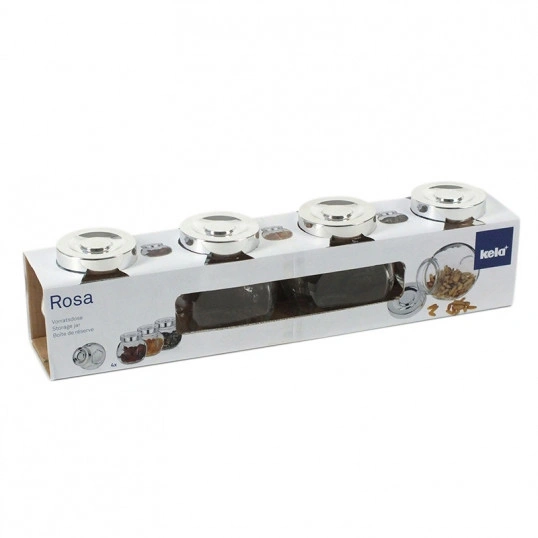 Набор емкостей для хранения специй KELA Rosa, 4 шт. (11920) original1 Набор емкостей для хранения специй KELA Rosa, 4 шт. (11920) original1