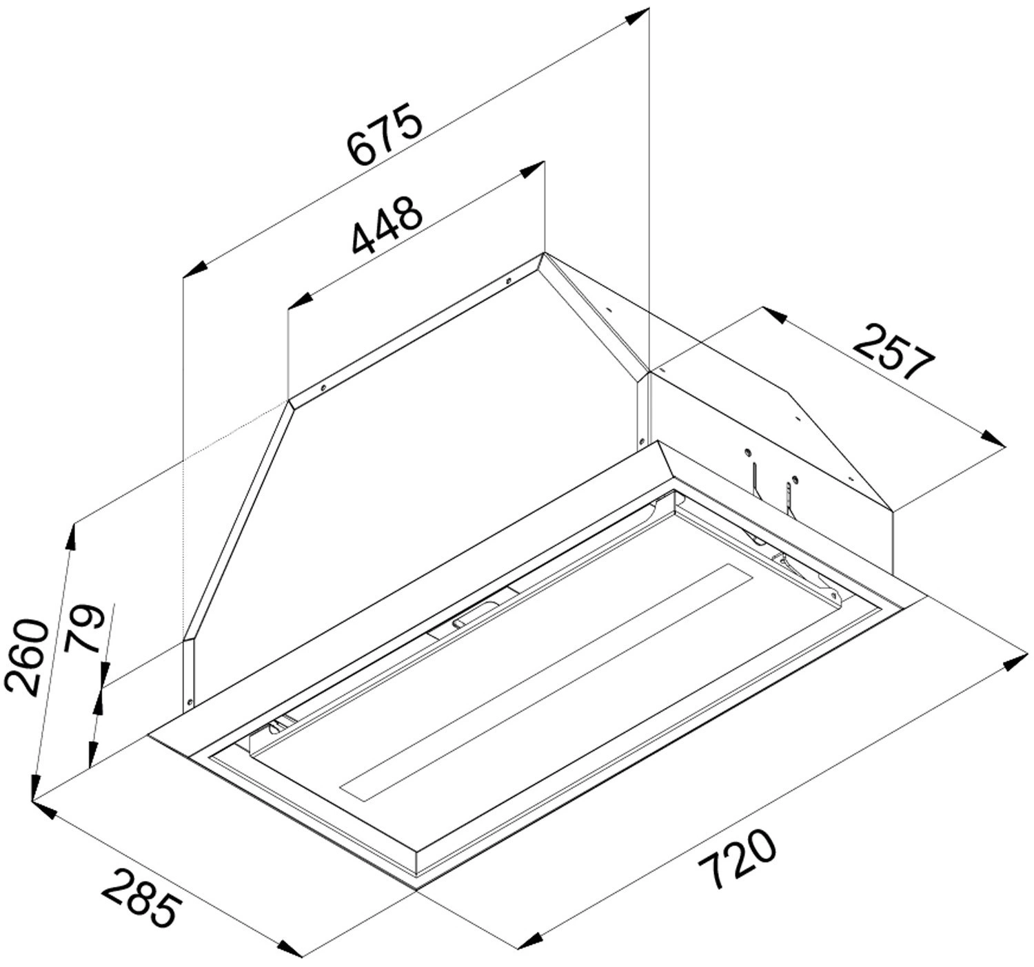 Встраиваемая вытяжка KERNAU KBH 08701 B original2 Встраиваемая вытяжка KERNAU KBH 08701 B original2