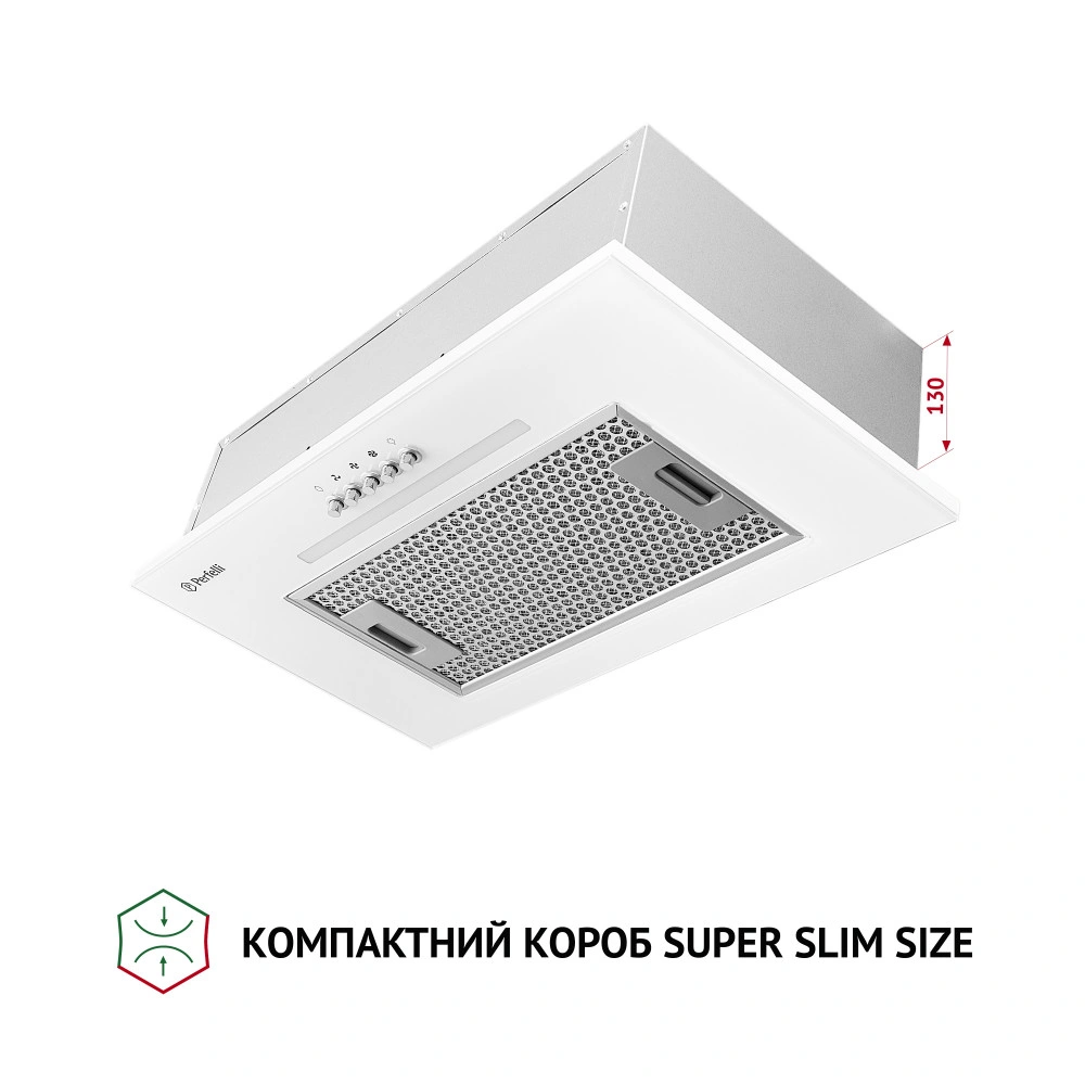 Полновстраиваемая вытяжка Perfelli BI 5256 WH 700 LED original2 Полновстраиваемая вытяжка Perfelli BI 5256 WH 700 LED original2