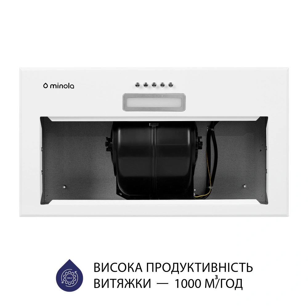 Вытяжка полновстроенная Minola HBI 5614 WH 1000 LED original5 Вытяжка полновстроенная Minola HBI 5614 WH 1000 LED original5