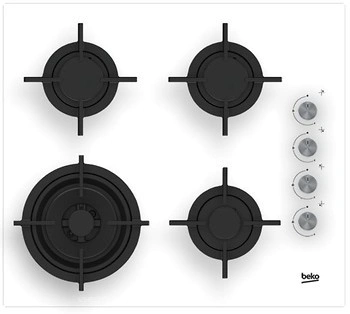 Варочная поверхность газовая Beko HILW 64122 SW Варочная поверхность газовая Beko HILW 64122 SW