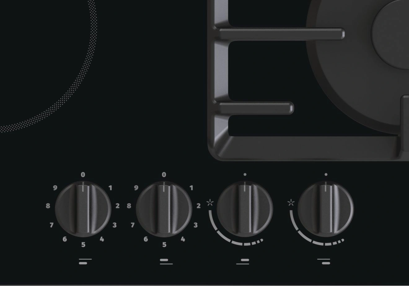 Варочная поверхность комбинированная Gorenje GCE691BSC original3 Варочная поверхность комбинированная Gorenje GCE691BSC original3