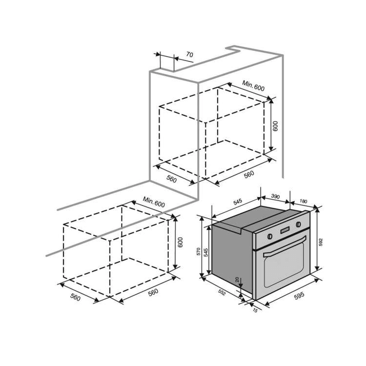 Духовой шкаф VENTOLUX MANCHESTER original3 Духовой шкаф VENTOLUX MANCHESTER original3