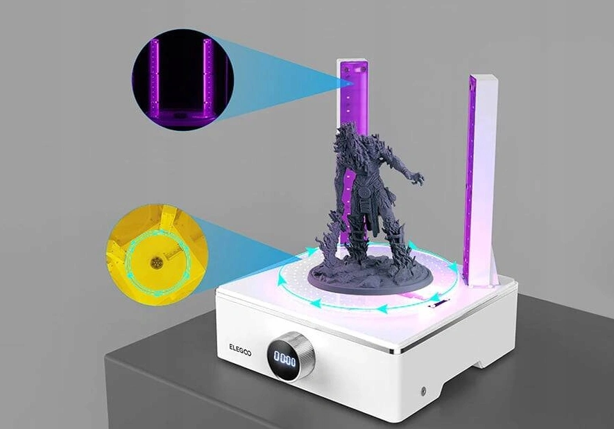 Устройство для мойки и полимеризации ELEGOO Mercury XS original5 Устройство для мойки и полимеризации ELEGOO Mercury XS original5