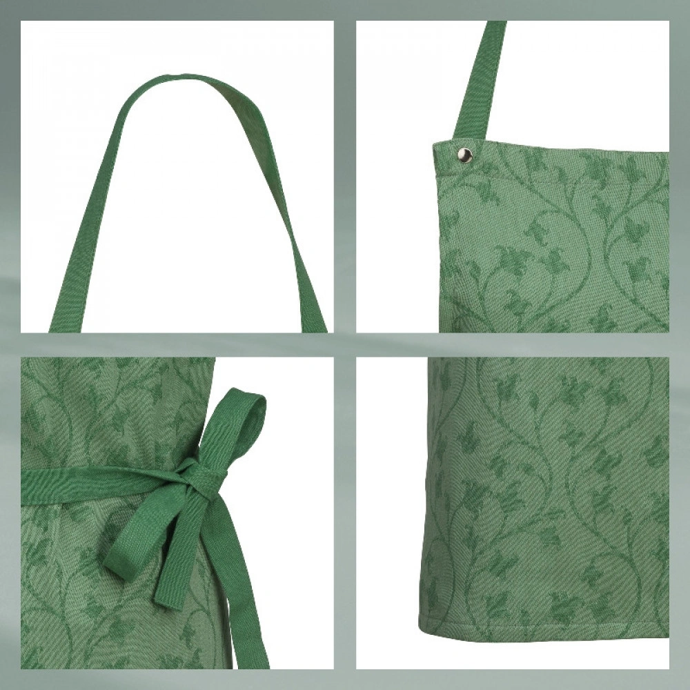 Фартук KELA Cora, 80x67 см, зеленый с узором (12816) original3 Фартук KELA Cora, 80x67 см, зеленый с узором (12816) original3