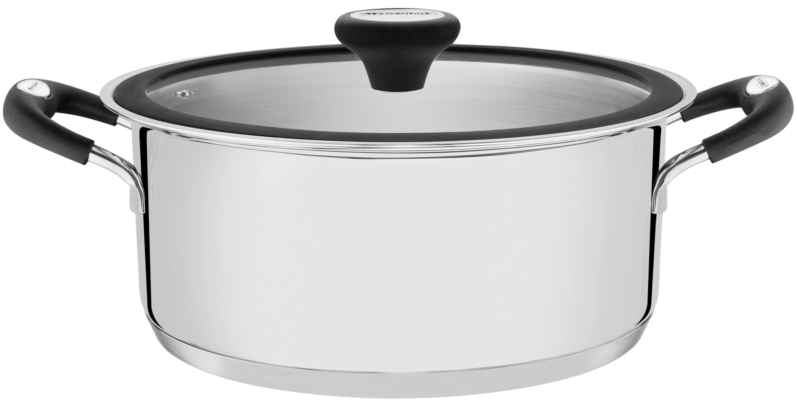 Кастрюля TRAMONTINA Solar silicone нерж. 2,8л (диам 20см) широкая (62123/203) Кастрюля TRAMONTINA Solar silicone нерж. 2,8л (диам 20см) широкая (62123/203)