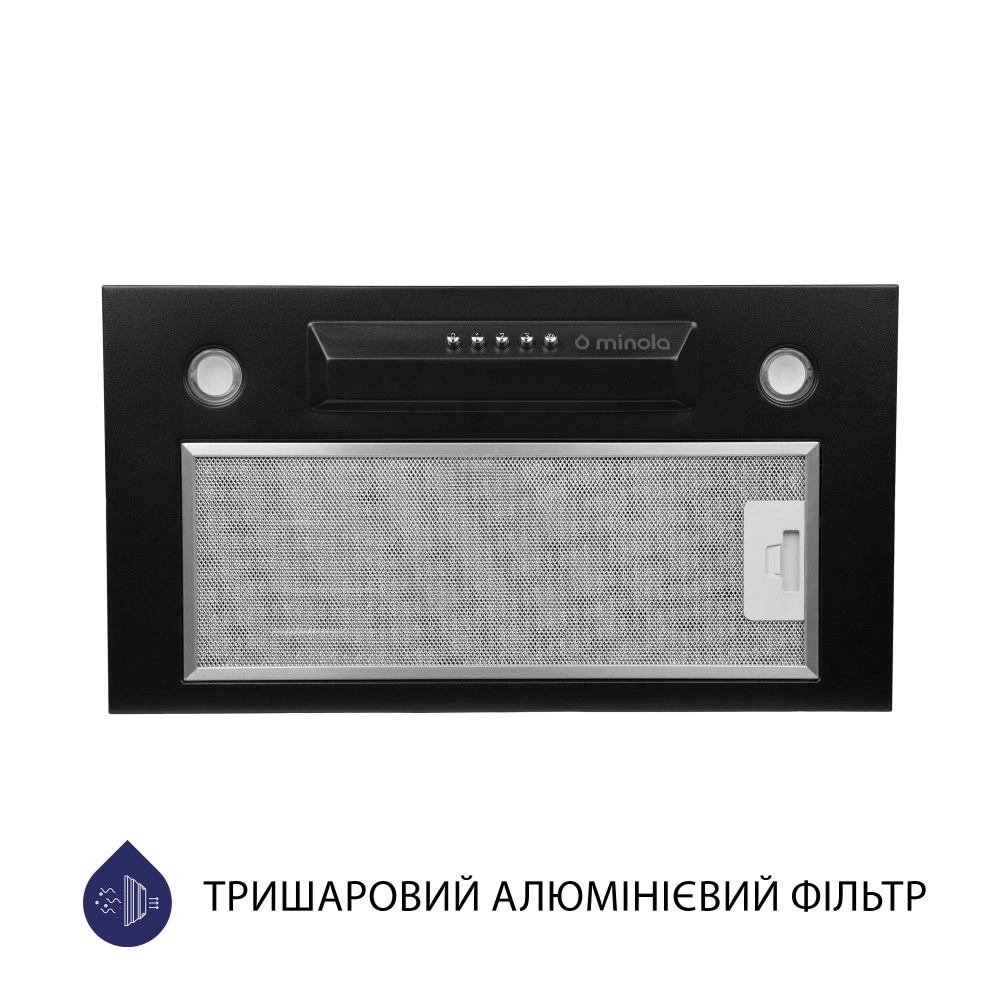 Вытяжка полновстраиваемая Minola HBI 5324 BL 800 LED original1 Вытяжка полновстраиваемая Minola HBI 5324 BL 800 LED original1