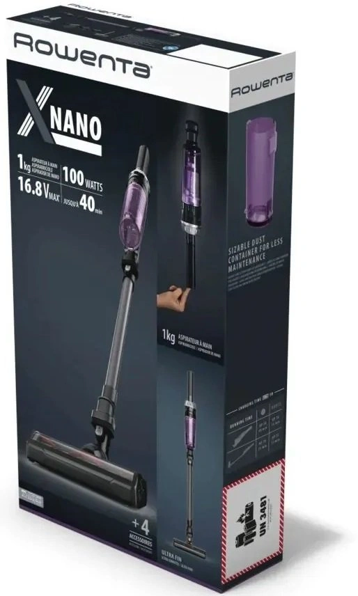 Вертикальный+ручной пылесос (2в1) Rowenta X-Nano Essential RH1128WO original9 Вертикальный+ручной пылесос (2в1) Rowenta X-Nano Essential RH1128WO original9