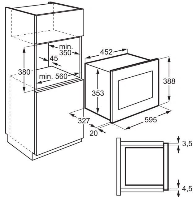 Встраиваемая микроволновая печь Electrolux LMS2203EMX original5 Встраиваемая микроволновая печь Electrolux LMS2203EMX original5