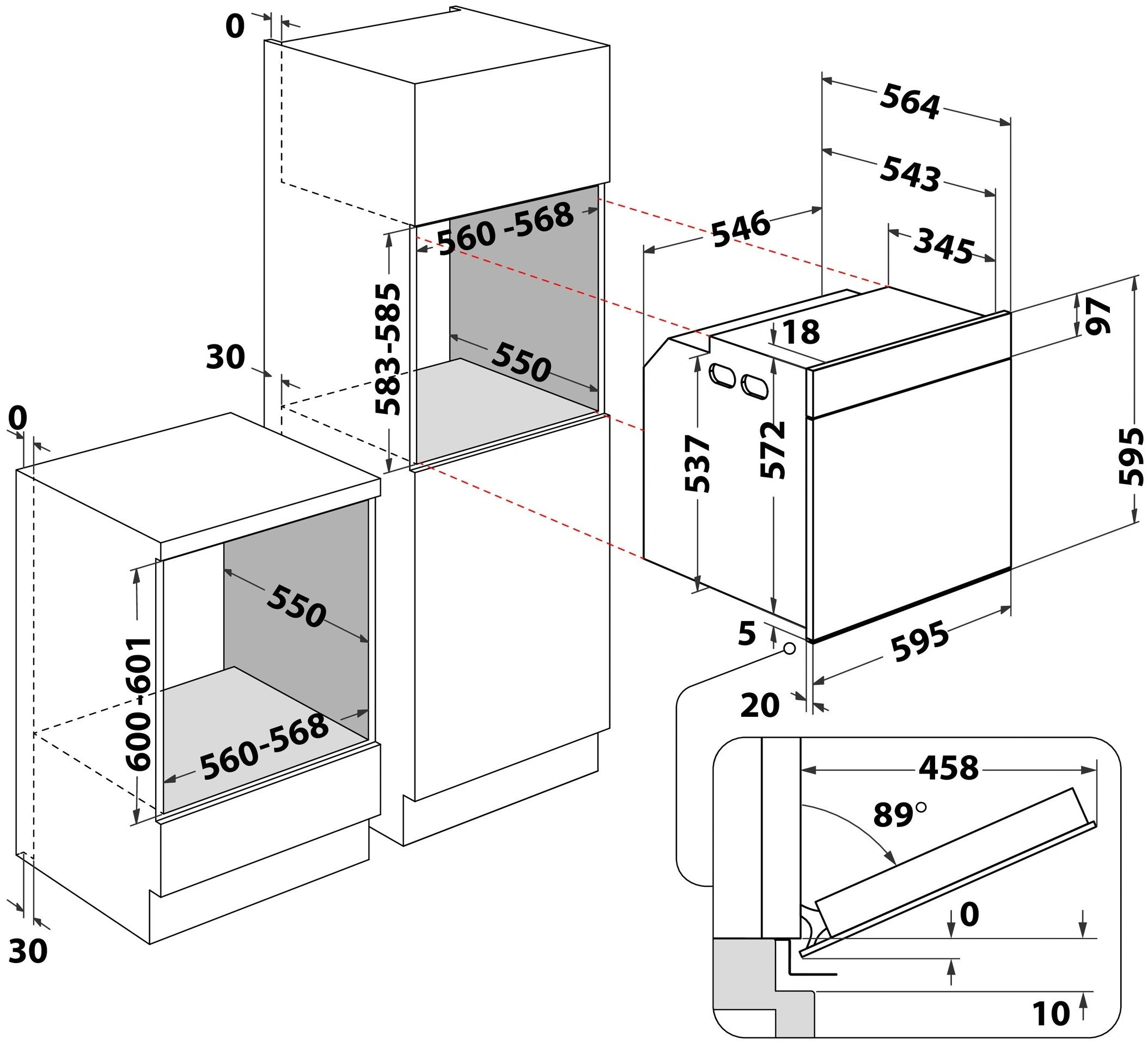 Встраиваемый духовой шкаф WHIRLPOOL AKZ9 6230 NB original11 Встраиваемый духовой шкаф WHIRLPOOL AKZ9 6230 NB original11