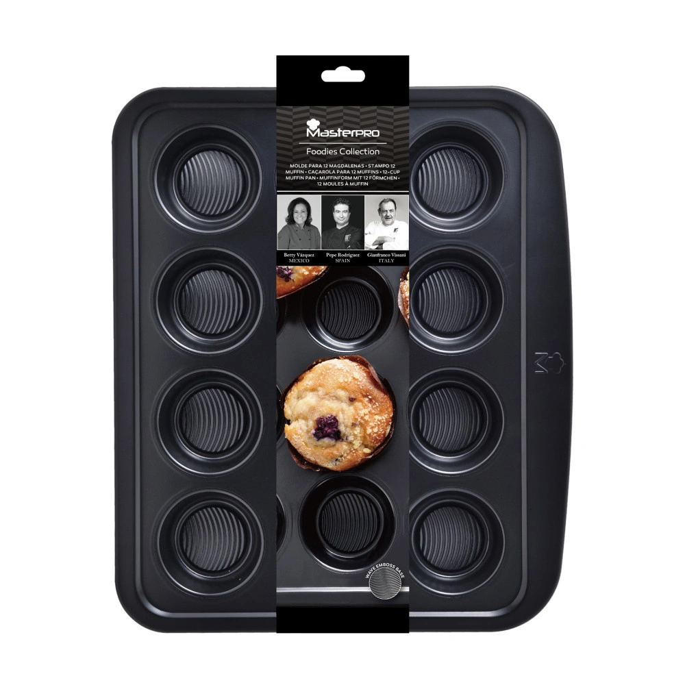 Форма для выпекания маффинов Bergner MasterPro Foodies collection, на 12 маффинов (BGMP-7342) original2 Форма для выпекания маффинов Bergner MasterPro Foodies collection, на 12 маффинов (BGMP-7342) original2