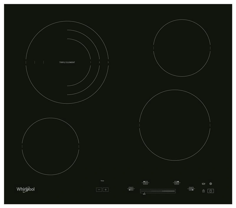 Варочная поверхность электрическая Whirlpool AKT 8900 BA Варочная поверхность электрическая Whirlpool AKT 8900 BA