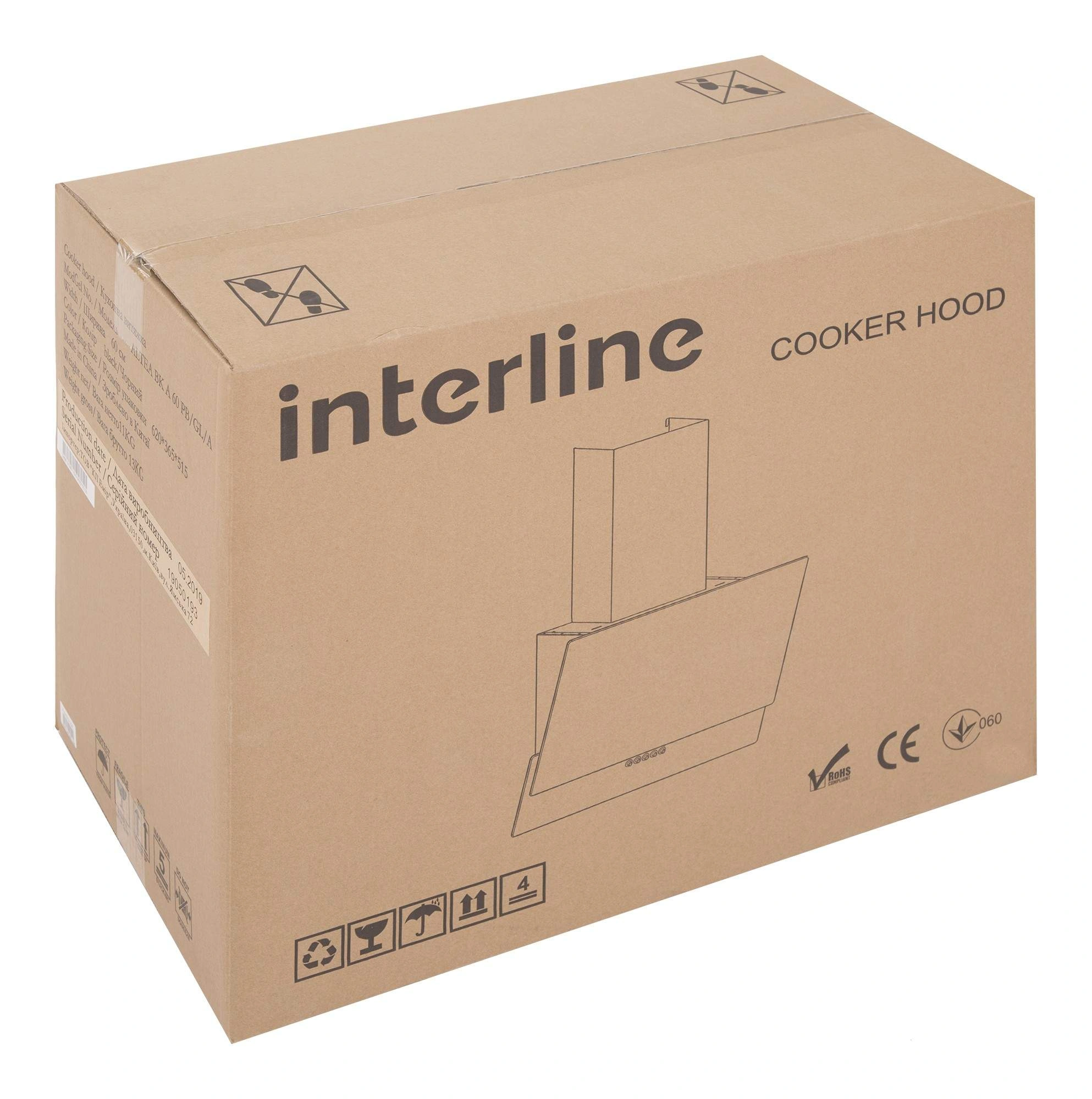 Вытяжка Interline ALTEA WH A 60 PB/GL/A original2 Вытяжка Interline ALTEA WH A 60 PB/GL/A original2