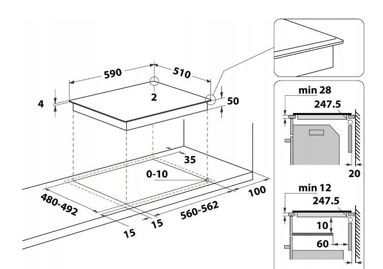 Варочная поверхность электрическая Whirlpool WSS4060BF original2 Варочная поверхность электрическая Whirlpool WSS4060BF original2