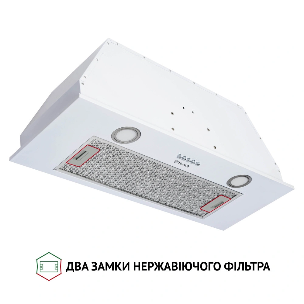Вытяжка полновстраиваемая Perfelli BI 7652 WH 1000 LED original2 Вытяжка полновстраиваемая Perfelli BI 7652 WH 1000 LED original2