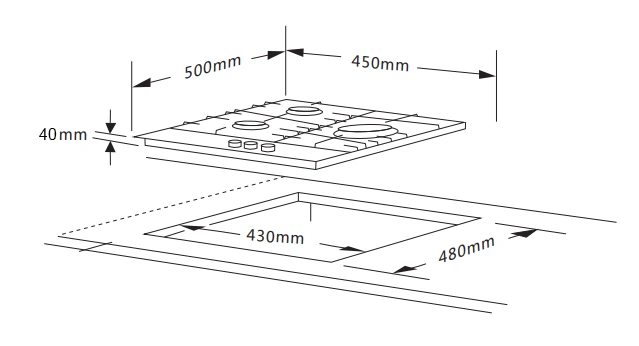 Варочная поверхность Interline HGG 744 FGT BA original10 Варочная поверхность Interline HGG 744 FGT BA original10