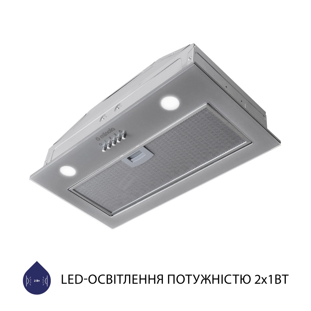 Полновстраиваемая вытяжка Minola HBI 5262 GR GLASS 700 LED original2 Полновстраиваемая вытяжка Minola HBI 5262 GR GLASS 700 LED original2