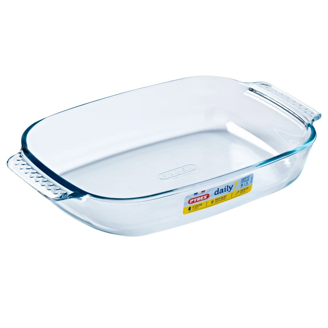 Форма PYREX DAILY склянна прямокут. 35х23х6см (2.7л) (231B000/3646) Форма PYREX DAILY склянна прямокут. 35х23х6см (2.7л) (231B000/3646)