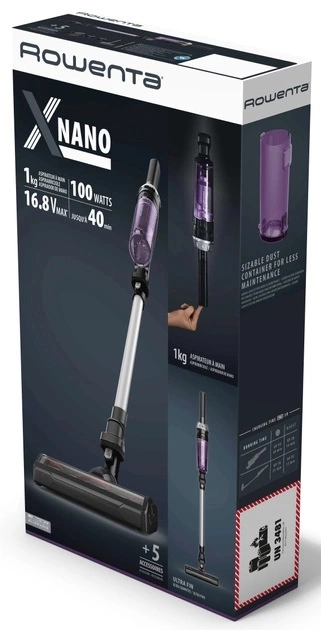 Аккумуляторный пылесос Rowenta X-Nano Essential RH1129WO original16 Аккумуляторный пылесос Rowenta X-Nano Essential RH1129WO original16