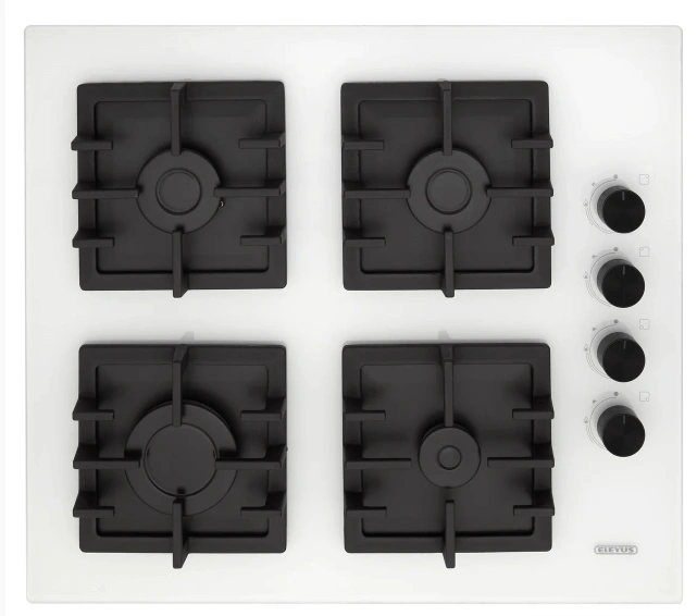 Варочная поверхность газовая ELEYUS IRMA 60 WH CF original1 Варочная поверхность газовая ELEYUS IRMA 60 WH CF original1