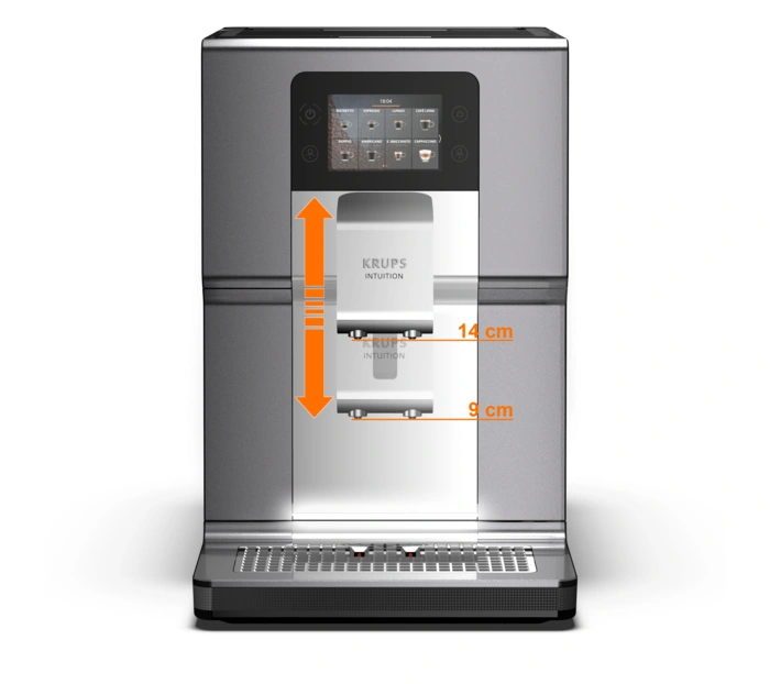 Кофемашина автоматическая Krups Intuition Preference EA875E10 original9 Кофемашина автоматическая Krups Intuition Preference EA875E10 original9