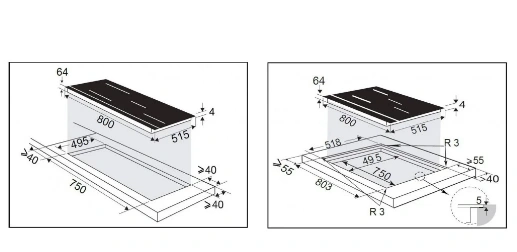 Индукционная варочная поверхность De Dietrich DPI4831BT original3 Индукционная варочная поверхность De Dietrich DPI4831BT original3