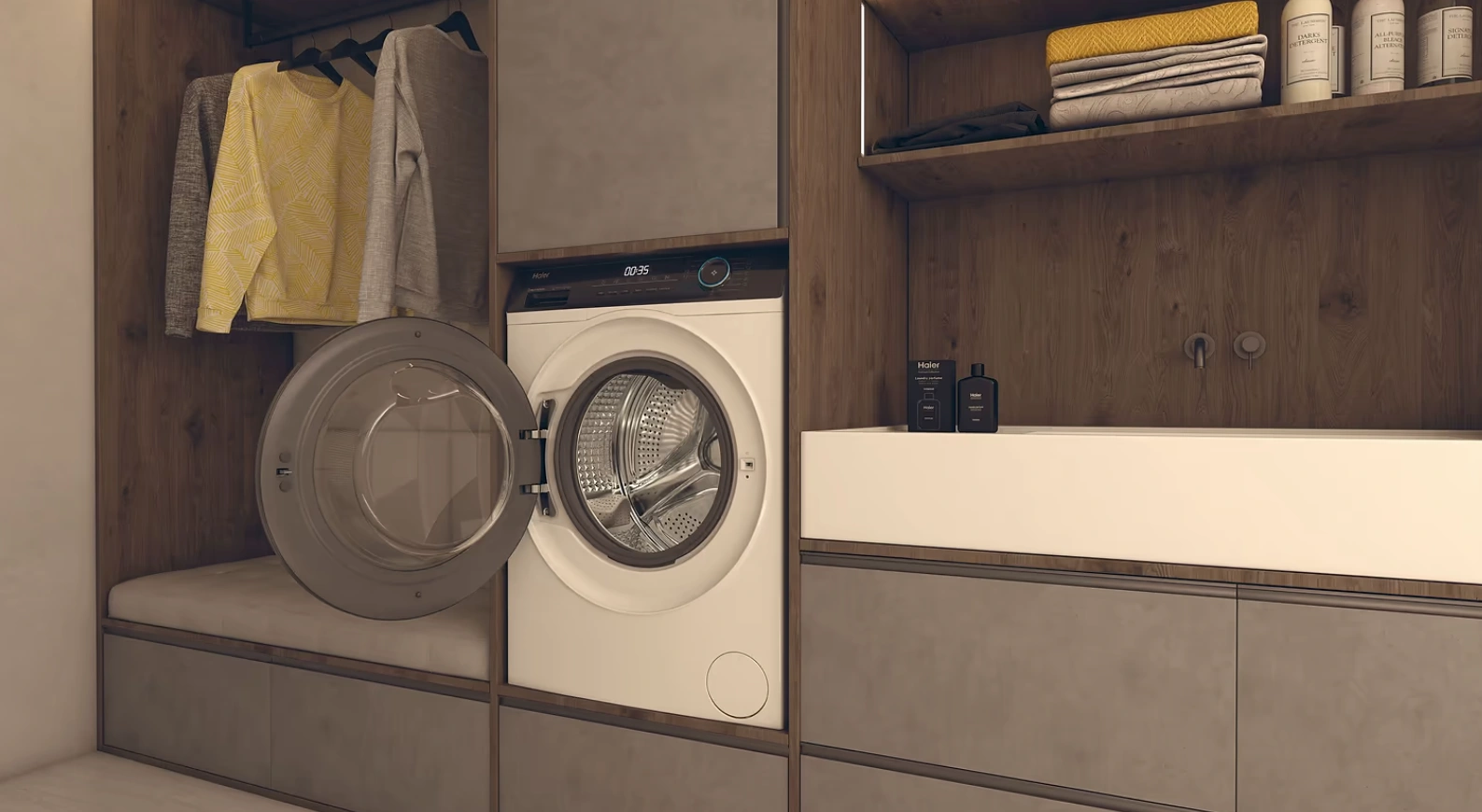 Стиральная машина Haier HW70-B12929-S original3 Стиральная машина Haier HW70-B12929-S original3