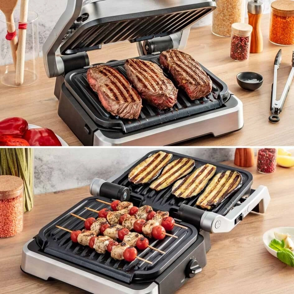 Электрогриль прижимной Tefal OptiGrill 2in1 GC772D30 original9 Электрогриль прижимной Tefal OptiGrill 2in1 GC772D30 original9