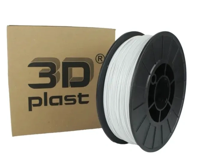 Филамент 3Dplast PLA 1.75 мм 0,85 кг белый (3DPLA17508WT) Филамент 3Dplast PLA 1.75 мм 0,85 кг белый (3DPLA17508WT)