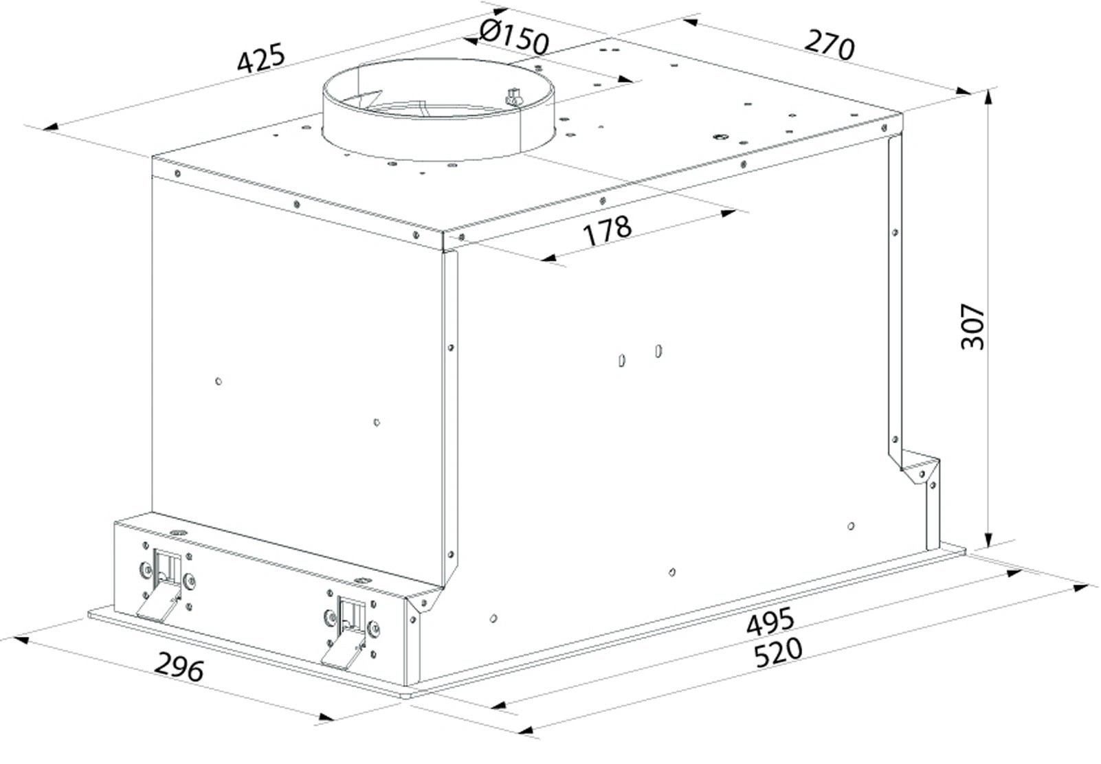 Встраиваемая вытяжка KERNAU KBH 2060 B Glass original3 Встраиваемая вытяжка KERNAU KBH 2060 B Glass original3