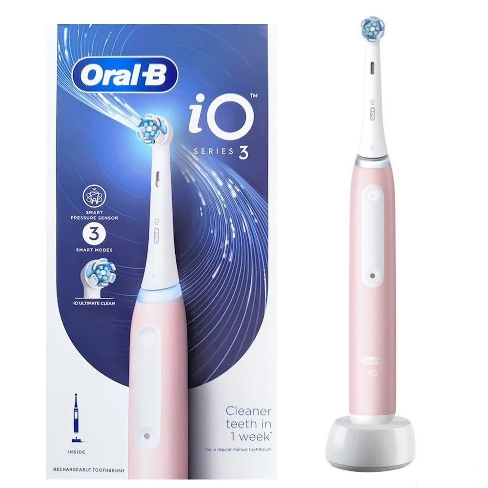 Зубная щетка Braun Oral-B iO Series 3 iOG3.1A6.0 Blush Pink original1 Зубная щетка Braun Oral-B iO Series 3 iOG3.1A6.0 Blush Pink original1