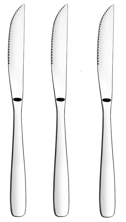 Столовые приборы TRAMONTINA AMAZONAS нож д/стейка - 3 шт (66960/181) Столовые приборы TRAMONTINA AMAZONAS нож д/стейка - 3 шт (66960/181)