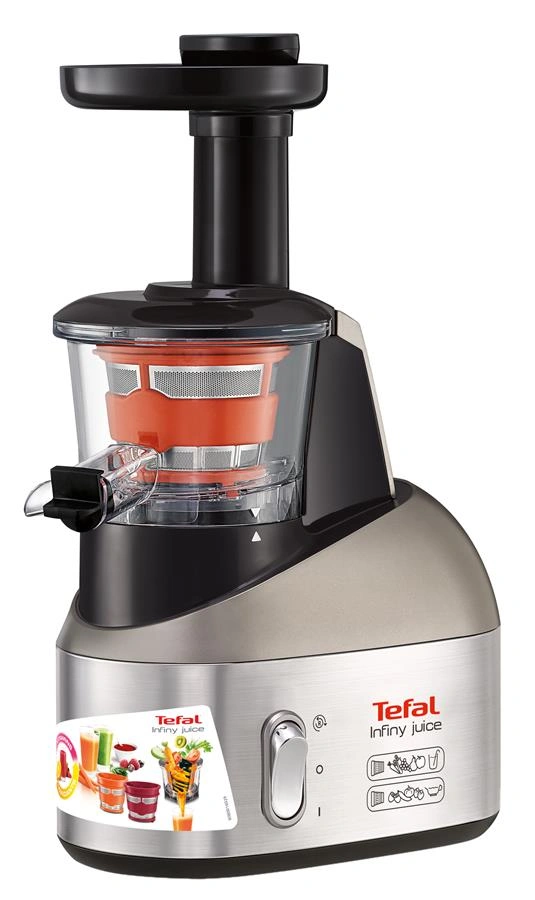 Соковыжималка шнековая Tefal Infiny Press ZC255B38 original1 Соковыжималка шнековая Tefal Infiny Press ZC255B38 original1