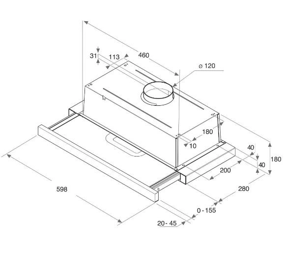 Вытяжка встроенная Whirlpool AKR 6390/1 IX original3 Вытяжка встроенная Whirlpool AKR 6390/1 IX original3