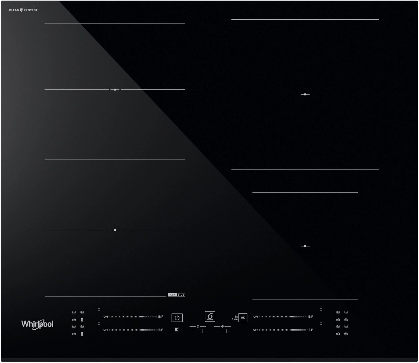 Варочная поверхность Whirlpool WF S5060 CPBF original1 Варочная поверхность Whirlpool WF S5060 CPBF original1