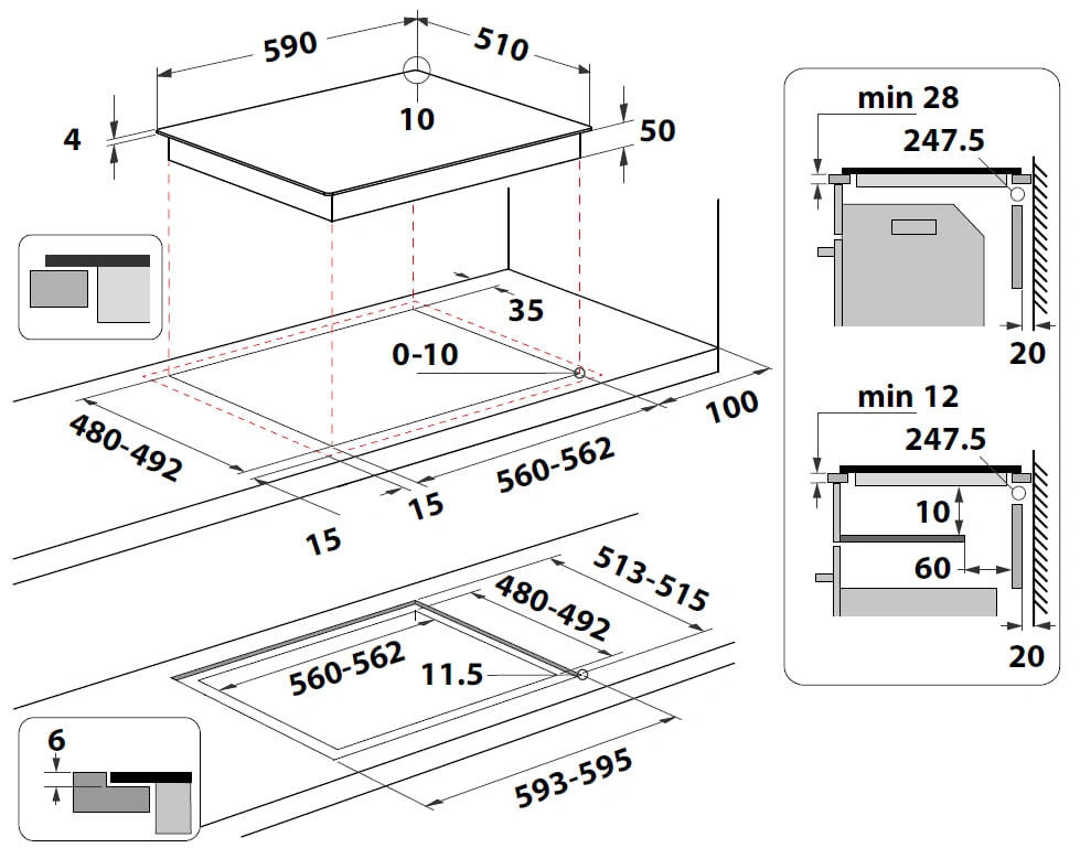 Варочная поверхность Whirlpool WF S5060 CPBF original10 Варочная поверхность Whirlpool WF S5060 CPBF original10