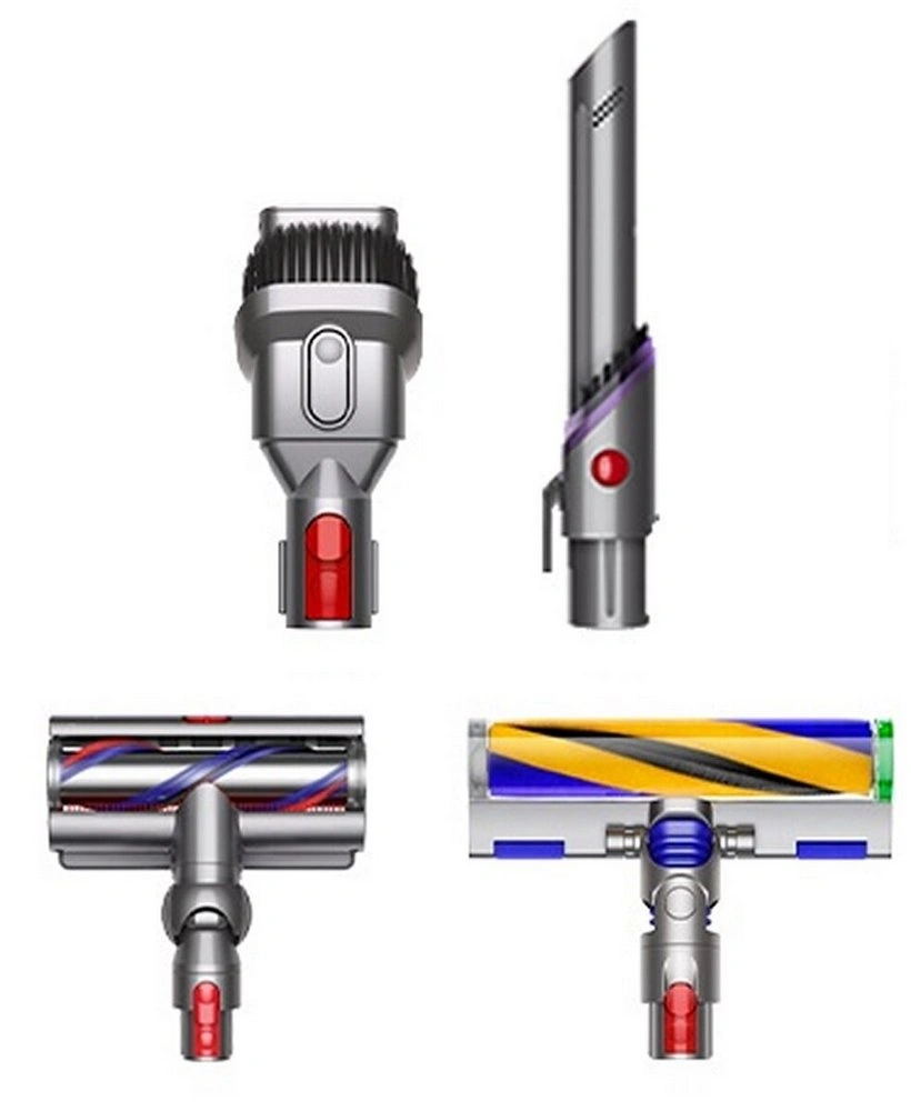 Аккумуляторный пылесос Dyson V15 Detect Absolute 2023 Yellow/Nickel (446986-01) original3 Аккумуляторный пылесос Dyson V15 Detect Absolute 2023 Yellow/Nickel (446986-01) original3