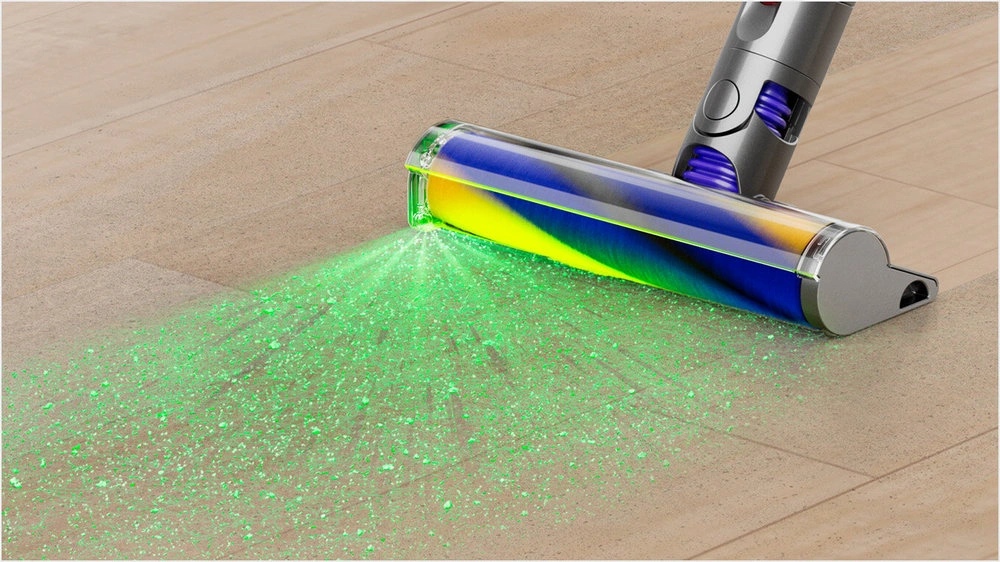 Аккумуляторный пылесос Dyson V15 Detect Absolute 2023 Yellow/Nickel (446986-01) original7 Аккумуляторный пылесос Dyson V15 Detect Absolute 2023 Yellow/Nickel (446986-01) original7