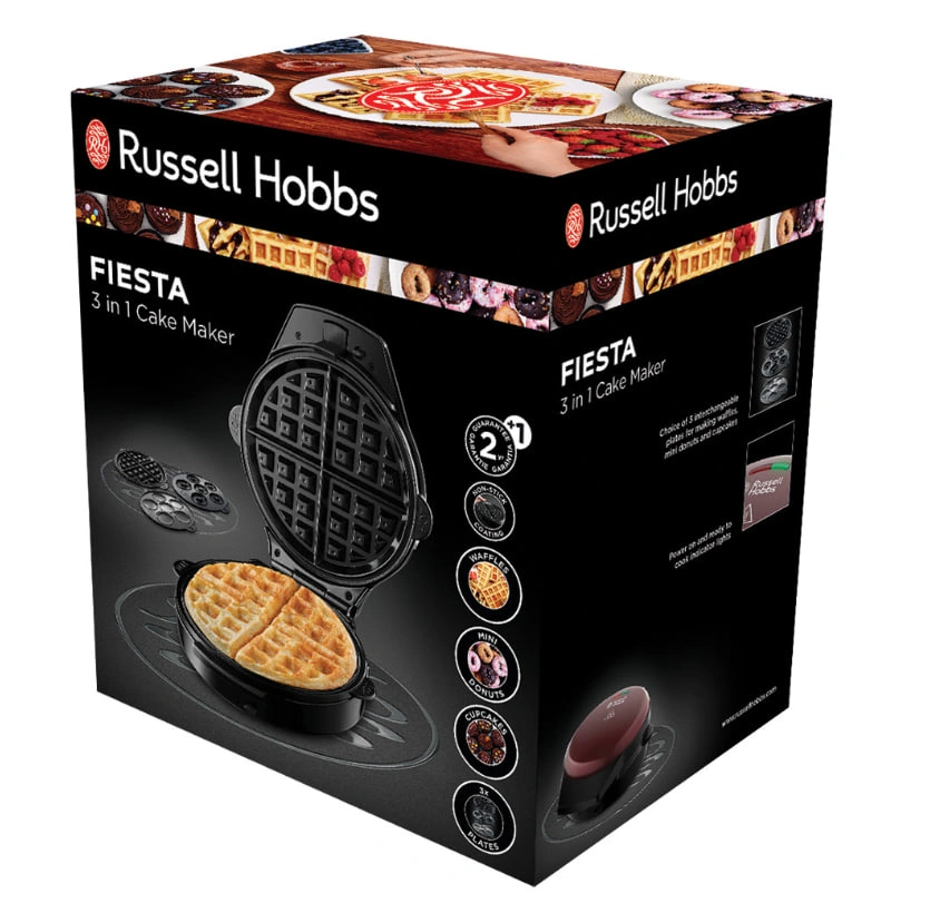 Вафельница-кексница Russell Hobbs 24620-56 Fiesta original6 Вафельница-кексница Russell Hobbs 24620-56 Fiesta original6