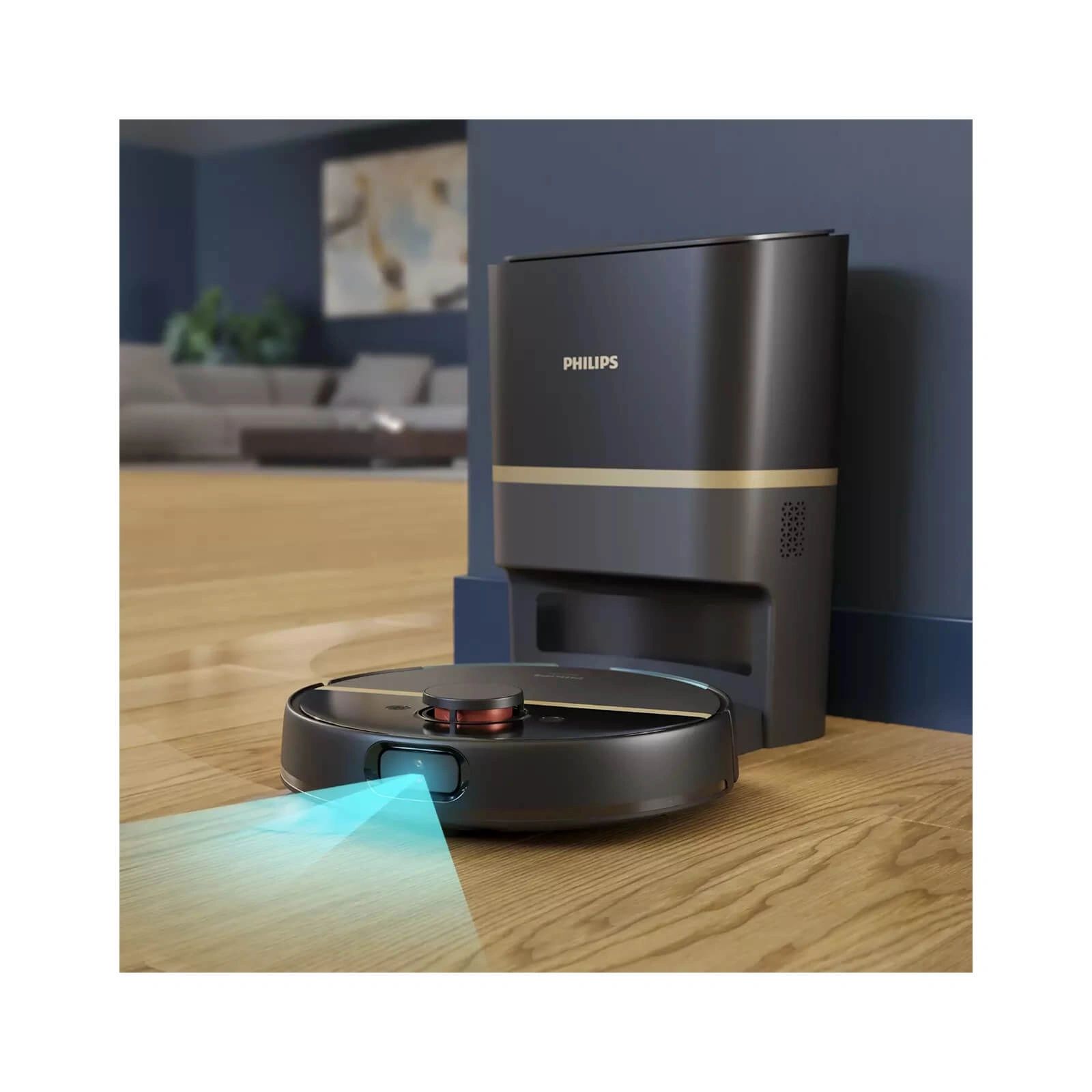 Робот-пылесос с влажной уборкой Philips HomeRun 7000 Series Aqua XU7100/01 original9 Робот-пылесос с влажной уборкой Philips HomeRun 7000 Series Aqua XU7100/01 original9