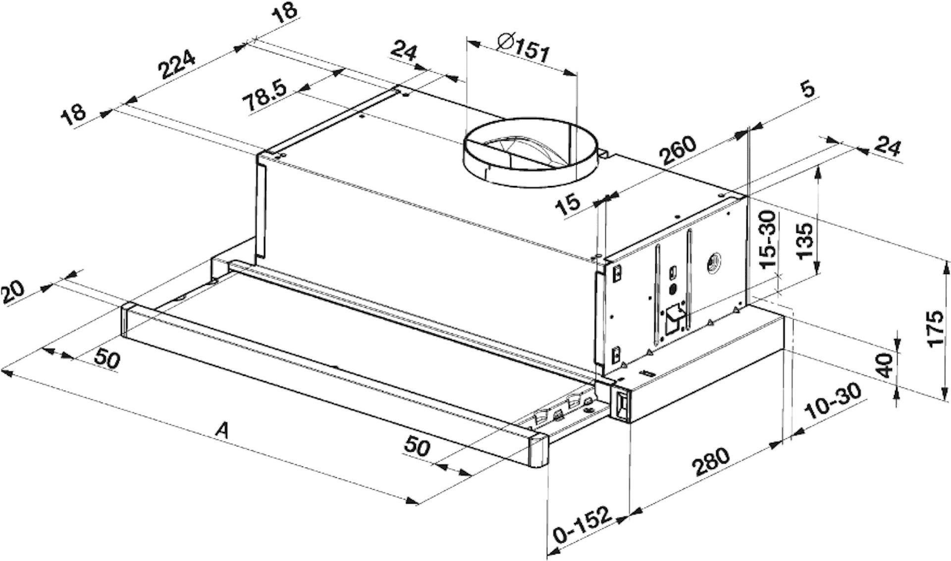 Вытяжка Телескопическая BEKO HNT 61310 X original3 Вытяжка Телескопическая BEKO HNT 61310 X original3