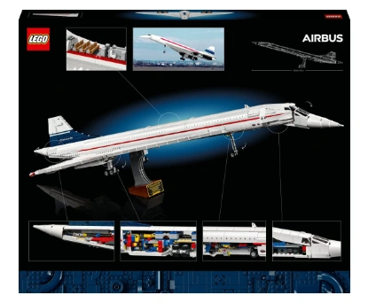 Блочный конструктор LEGO Icons Конкорд (10318) original3 Блочный конструктор LEGO Icons Конкорд (10318) original3