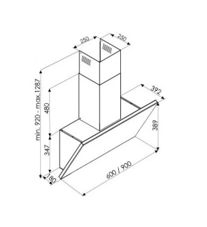 Витяжка похила De Dietrich DHV4674B original3 Витяжка похила De Dietrich DHV4674B original3