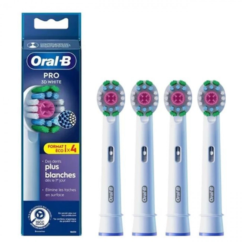 Насадка для электрической зубной щетки Braun Oral-B Pro 3D White EB18pRX (4) original1 Насадка для электрической зубной щетки Braun Oral-B Pro 3D White EB18pRX (4) original1