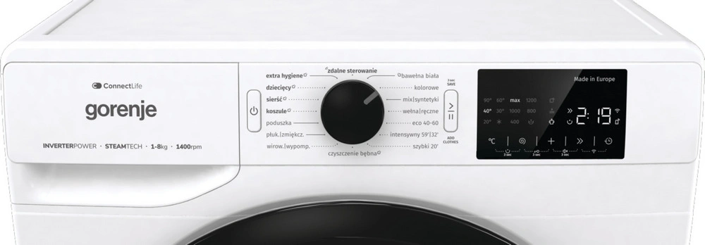 Стиральная машина Gorenje WPNEI84SBSWIFI/PL original5 Стиральная машина Gorenje WPNEI84SBSWIFI/PL original5
