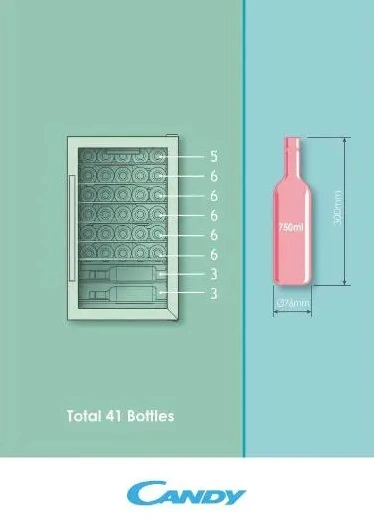 Винный шкаф Candy CWC154EEL/N original9 Винный шкаф Candy CWC154EEL/N original9