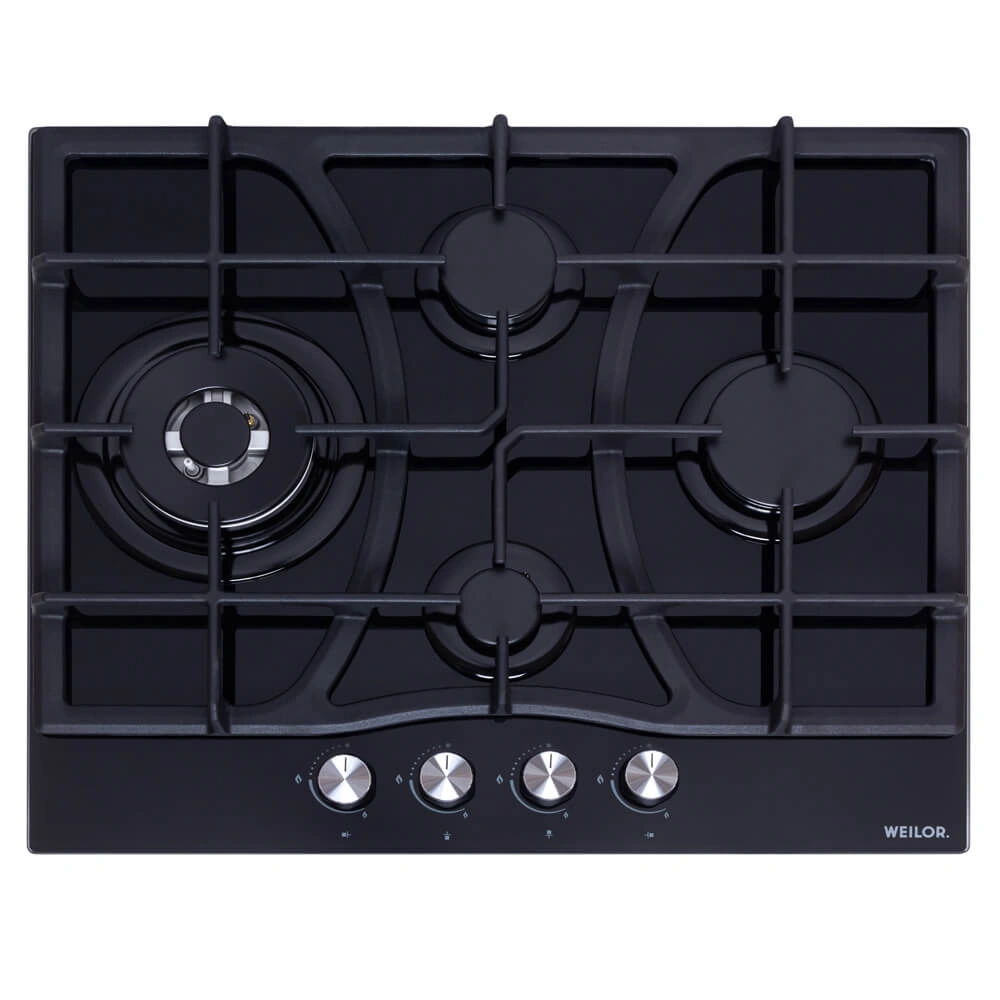 Поверхность газовая на стекле WEILOR GG W 614 BL original1 Поверхность газовая на стекле WEILOR GG W 614 BL original1