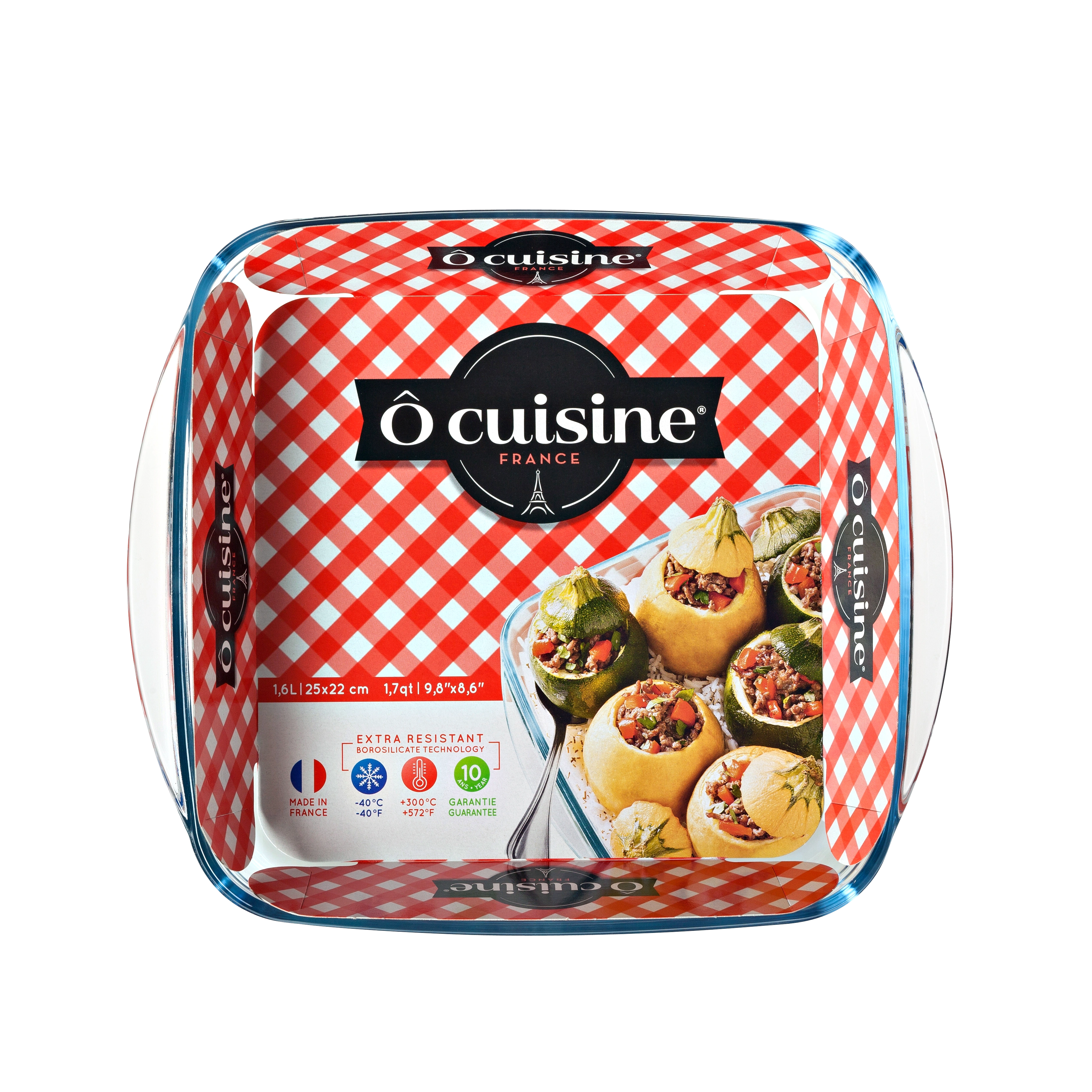 Форма O CUISINE склянна прямокут. 20х20см (209BC00/1646) Форма O CUISINE склянна прямокут. 20х20см (209BC00/1646)