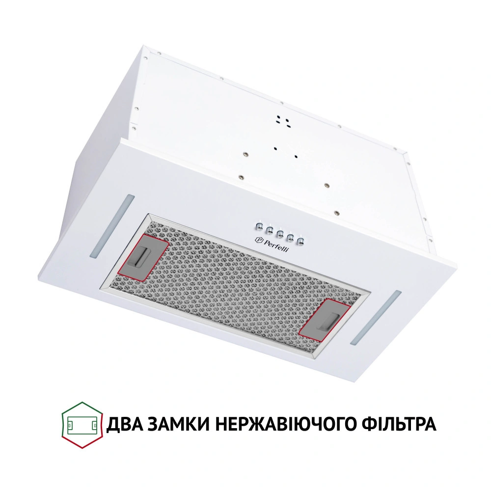 Вытяжка полновстраиваемая Perfelli BI 5653 WH 1000 LED original2 Вытяжка полновстраиваемая Perfelli BI 5653 WH 1000 LED original2