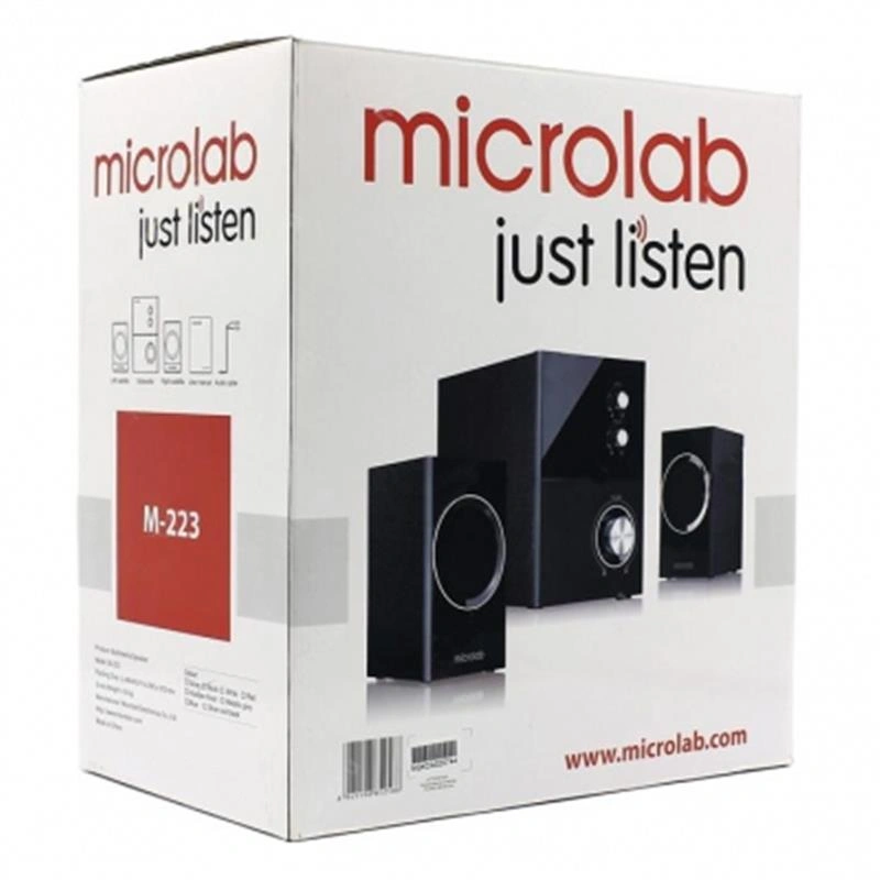 Акустическая система Microlab M-223 Black original5 Акустическая система Microlab M-223 Black original5